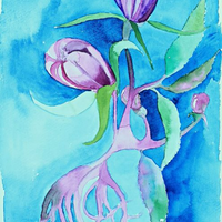 Meditation and Watercolour workshop with Christina Darras