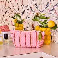 Wategos Soiree Stripe Velvet Toiletry Bag