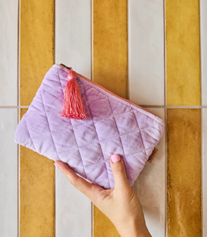 Lilac Velvet Cosmetics Purse