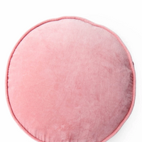 DUSTY ROSE VELVET PEA CUSHION