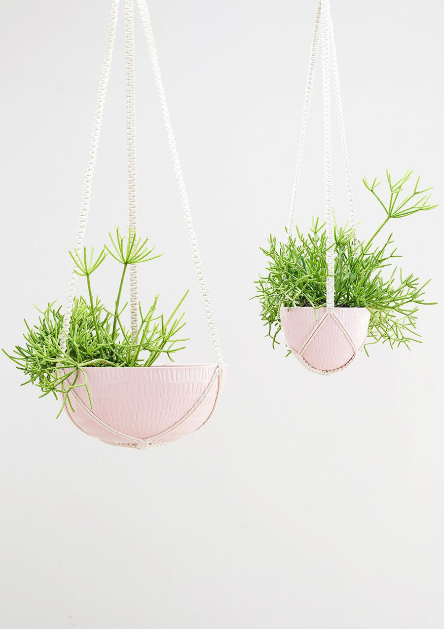 A&C Macrame Hanging Planter | large