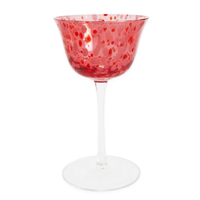 Sweetheart Speckle Coupe Glass 2P Set