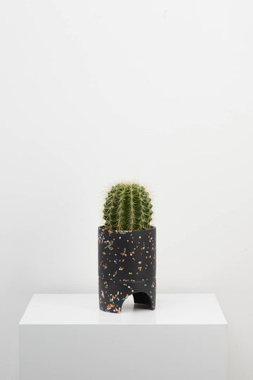 Archie Pot | Black Terrazzo