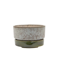 Pollock Planter Limestone | Wide Small | Potted