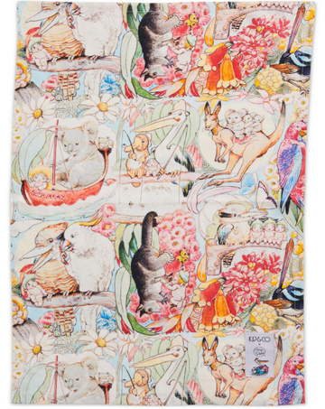 KIP&CO X MAY GIBBS BUSH FRIENDS LINEN TEA TOWEL