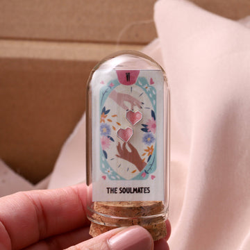 Attic Creations | SOULMATES | origami heart earrings