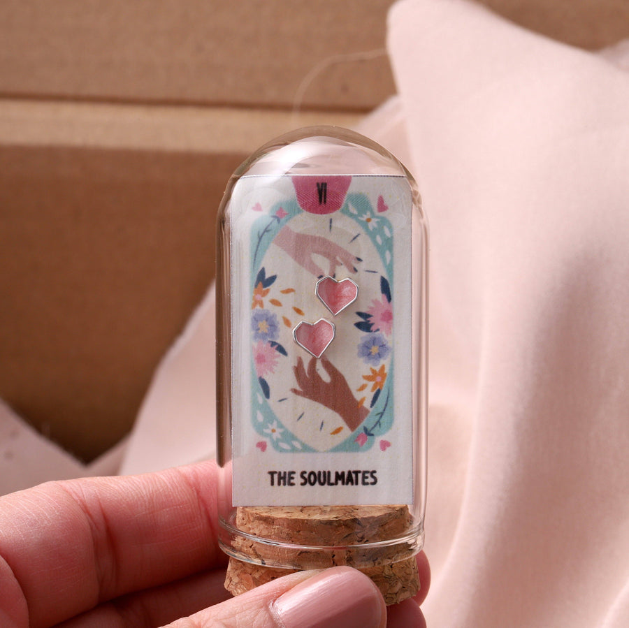 Attic Creations | SOULMATES | origami heart earrings