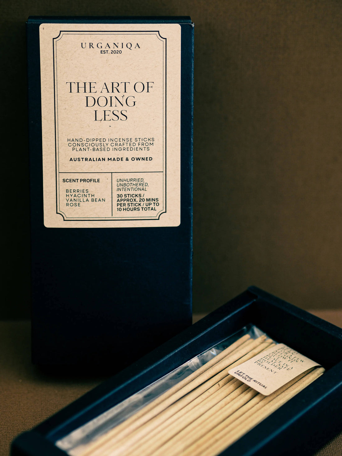 Urganiqa - The Art of Doing Less Incense | Grounded Collection