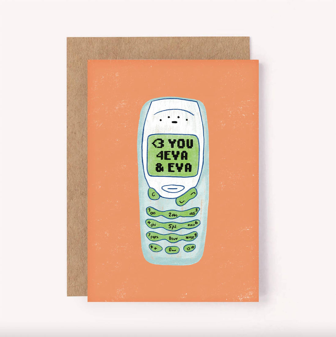 Lauren Sissons Studio - 00's Phone Love You Card