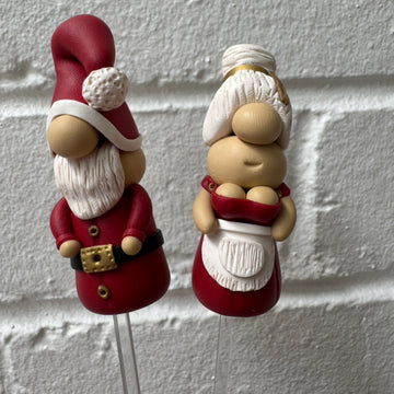 Santa + Mrs Claus Gnomes