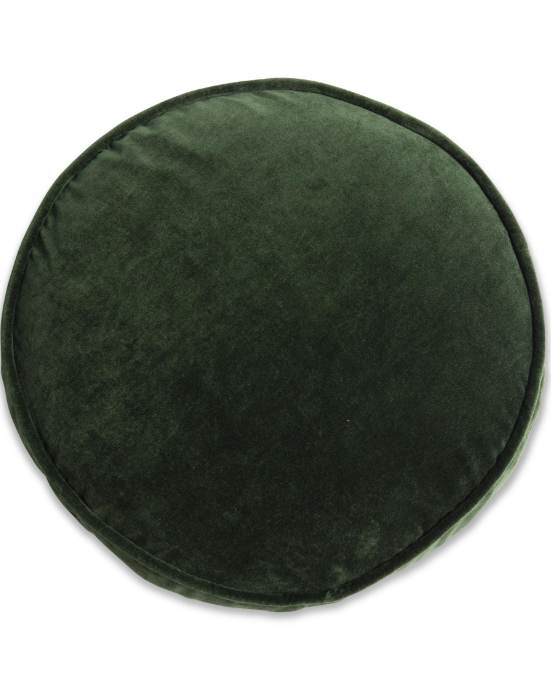 Kombu Green Velvet Pea Cushion