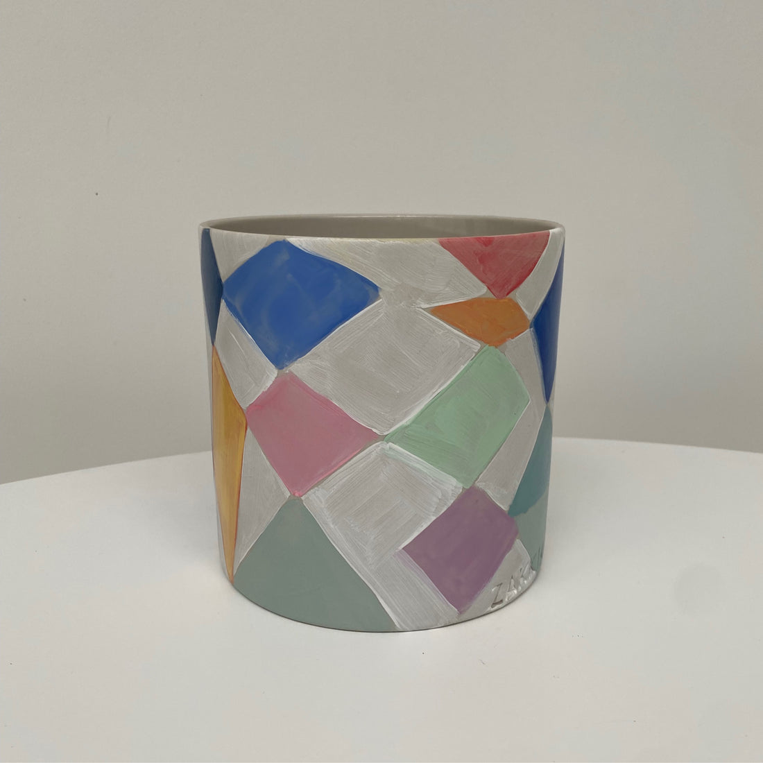 Clare Whitney Hand Painted Pot