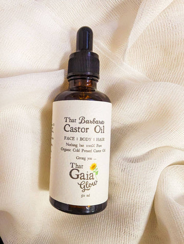 That Gaia Glow - Organic Cold Pressed Castor Oil: 50 mls