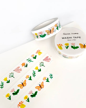 Lauren Sissons Studio - Floral Spring Pattern Washi Tape