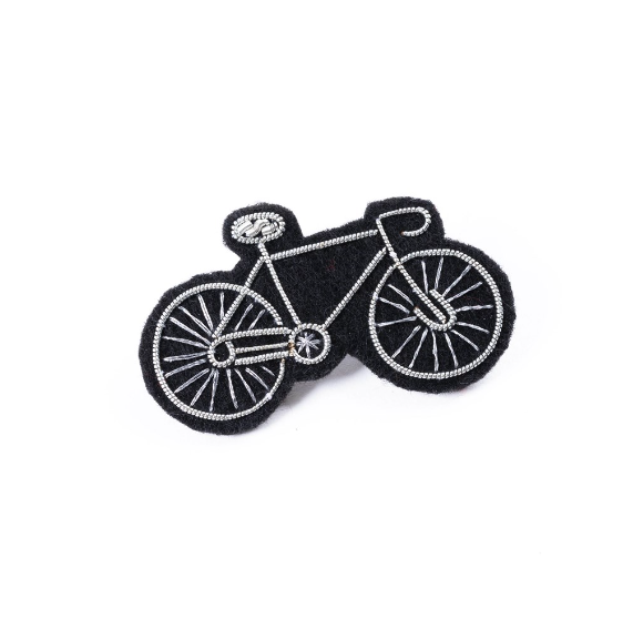 Silver Bicycle Brooch | Parisian Cool