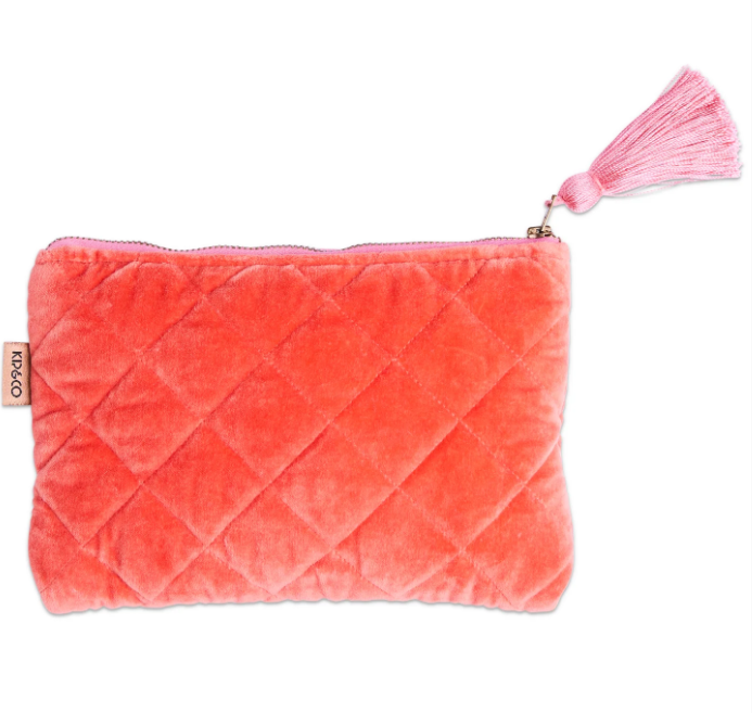 Poppy Queen Velvet Cosmetics Purse