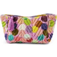 Confetti Pink Velvet Toiletry Bag