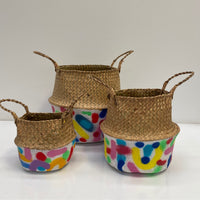 Clare Whitney hand painted basket