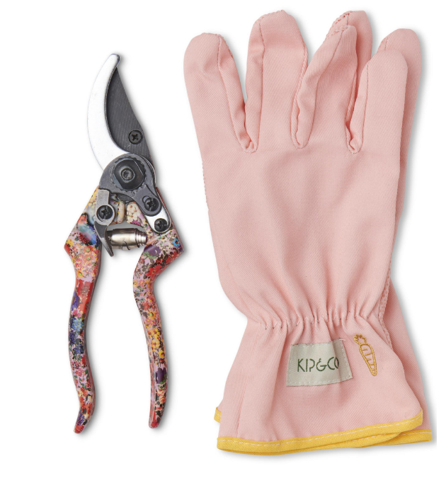 Forever Floral Lilac Garden Secateurs and Gloves Set