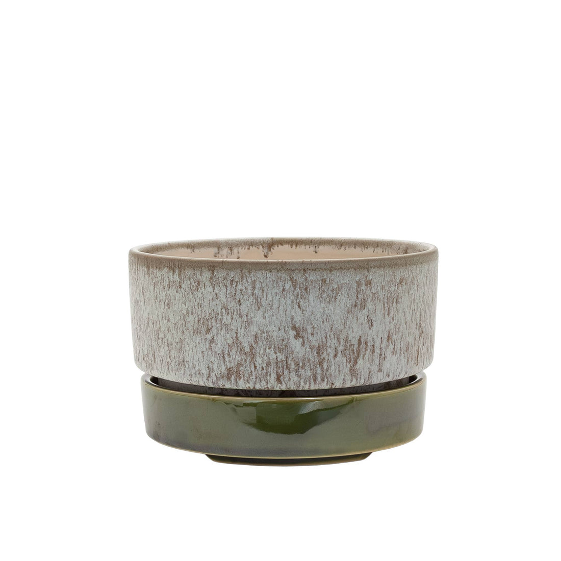 Pollock Planter Limestone | Wide Small | Potted