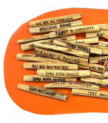 Laser-Engraved Palo Santo