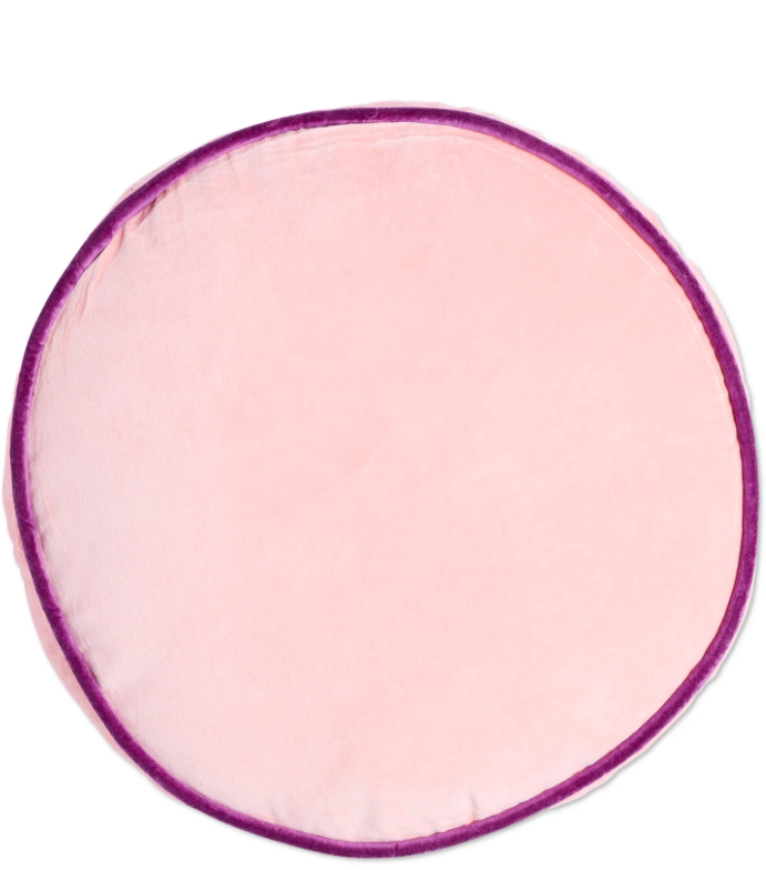 Plum Jam Velvet Pea Cushion