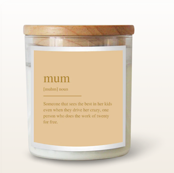 LIMITED EDITION Dictionary MUM candle HUDSON VALLEY