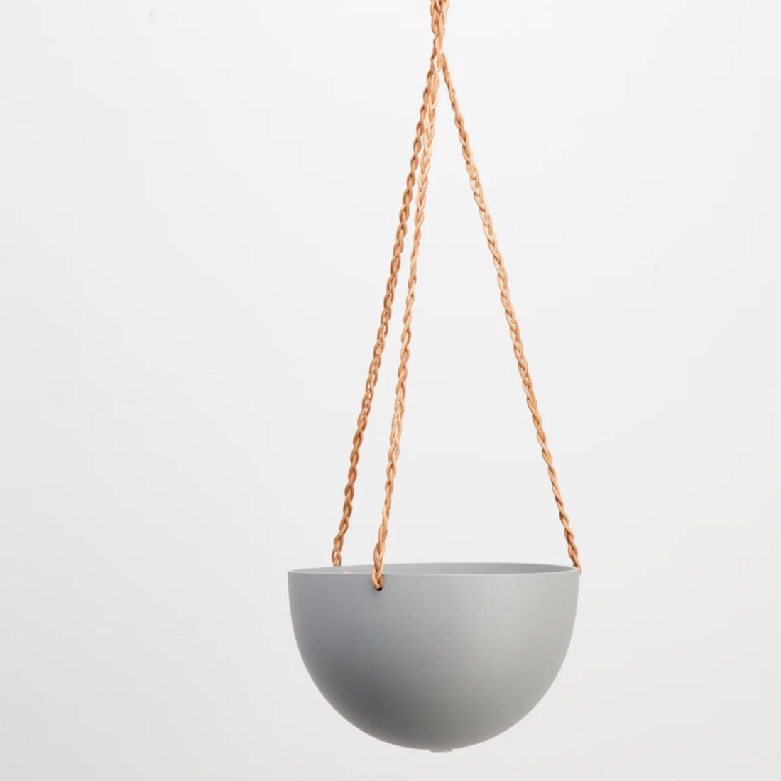 Block Colour Dome Hanging Planter | STONE