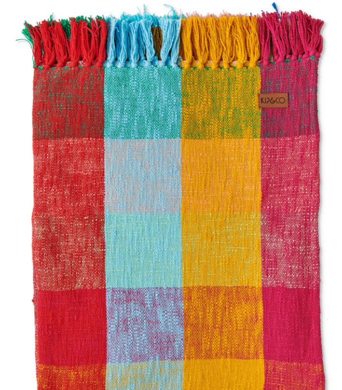 Rainbow Love Woven Throw