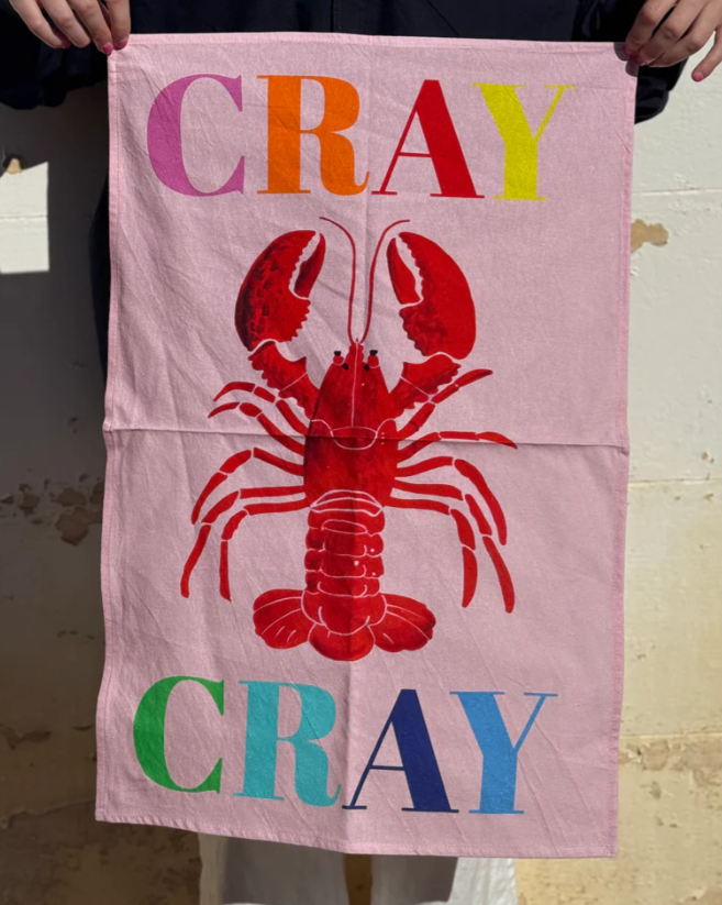 Cray Cray Tea Towel