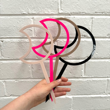 CRESENT MOON plant stake