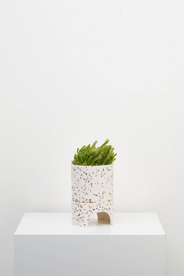 Archie Pot | White Terrazzo