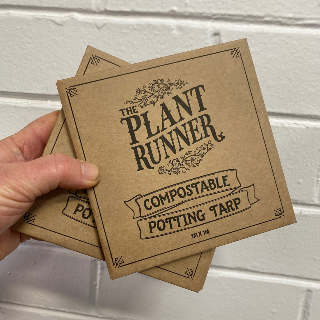 The Plant Runner | Compostable Potting Tarp