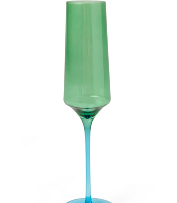 Pistachio Crush Champagne Glasses | set of 2