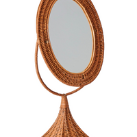 Salon rattan Mirror