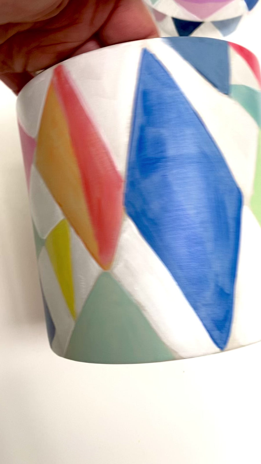 Clare Whitney Hand Painted Ceramic Pot