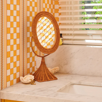 Salon rattan Mirror