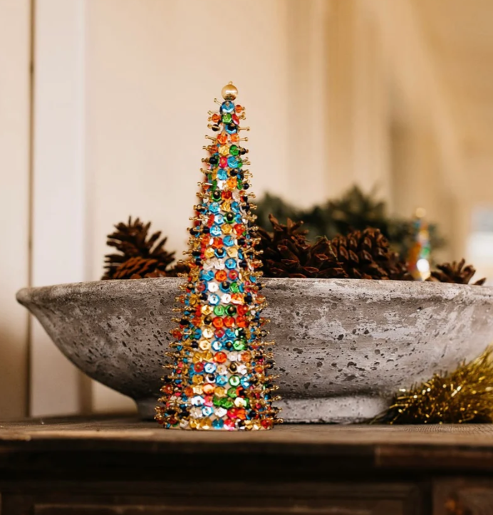 Beaded Christmas Trees