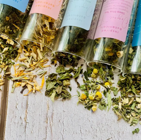 GINGER MIX BLISS | Inspired Botanicals Organic Loose Leaf Tea Jar | 15 grams