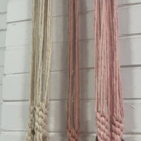 Macrame plant hangers