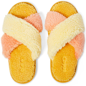 PEACHES AND PINEAPPLES BOULCHE ADULT SLIPPERS