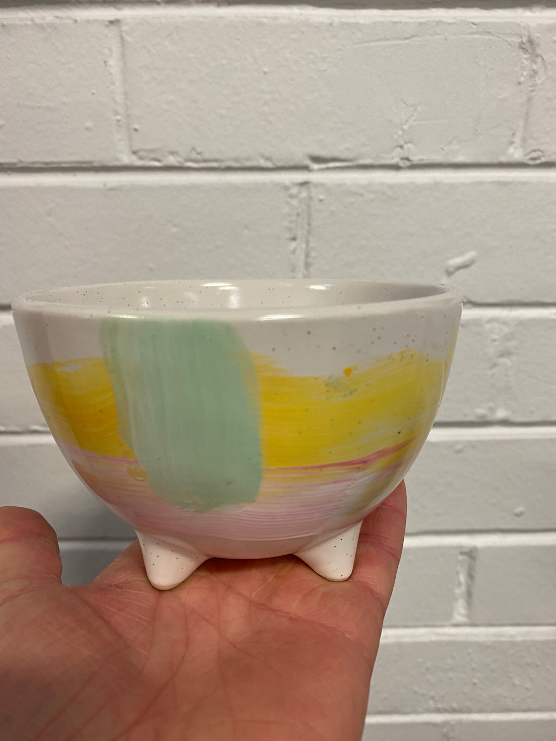 Footed Planter Bowls | H8cmxW12cm